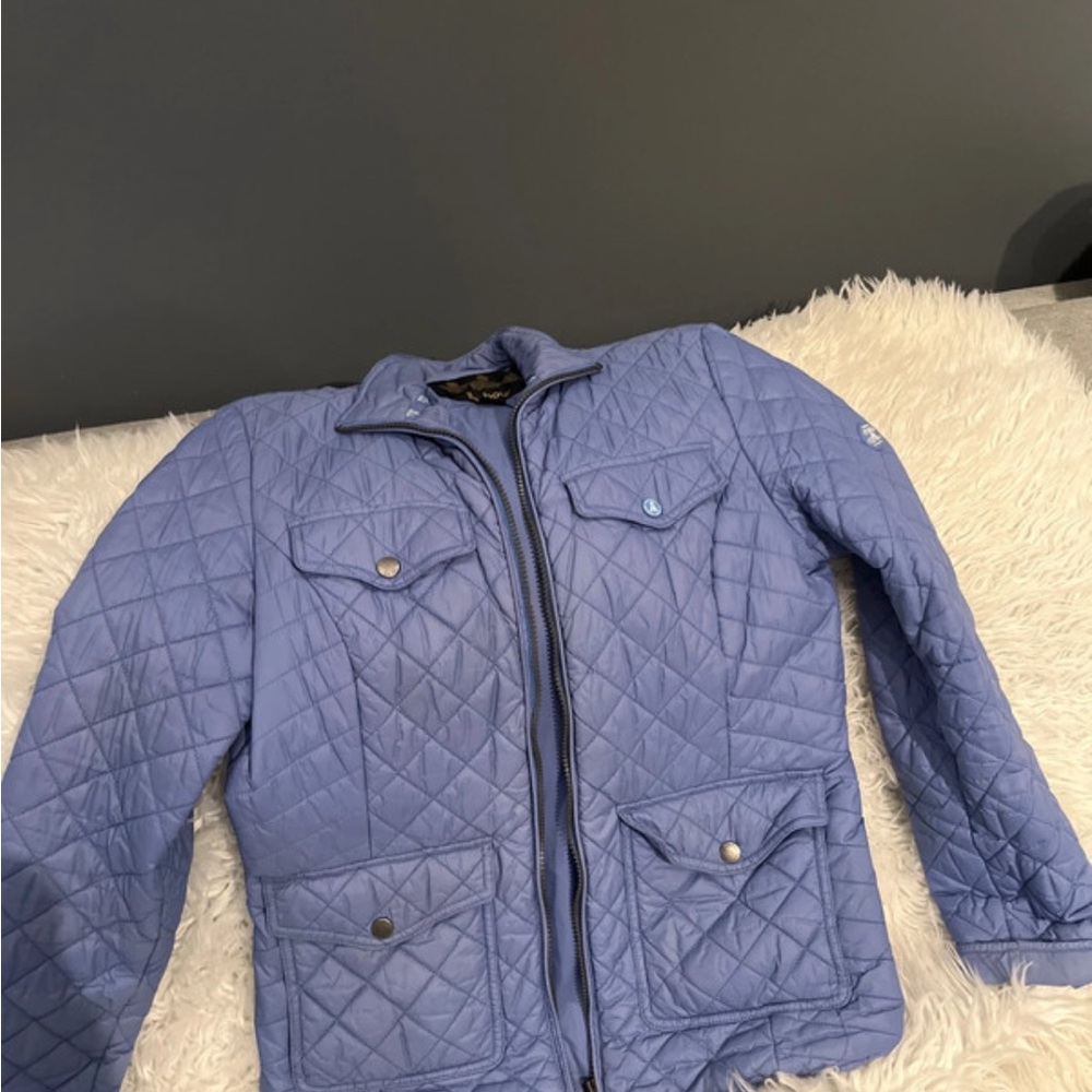 Barbour Light Blue Quilted Jacket